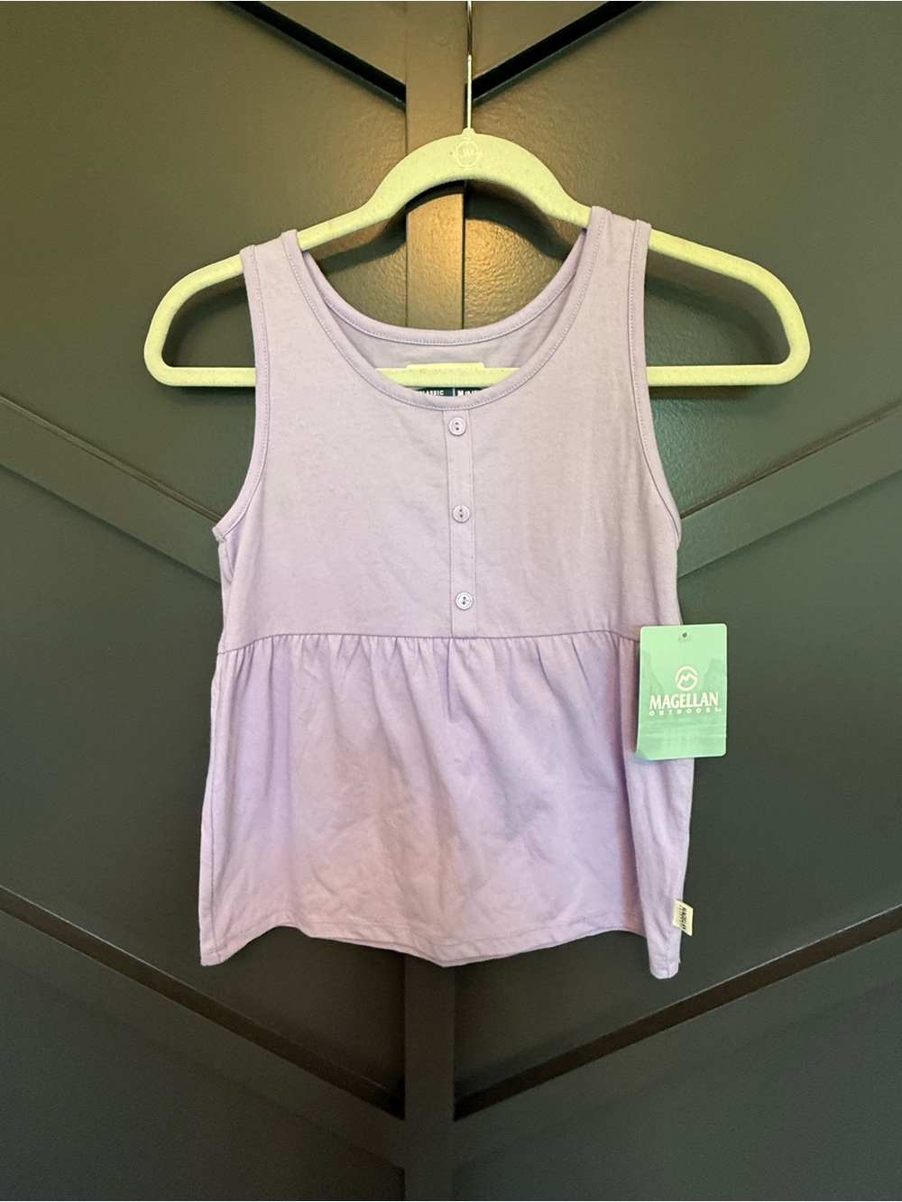 Magellan Outdoors Girls' Lavender Tank Top NWT